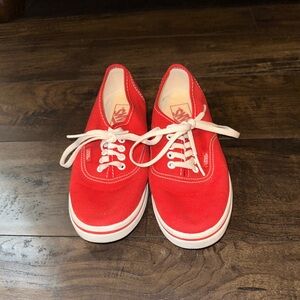 Vans Women's Bold Red Sneakers